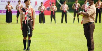 Kwartir Nasional Seleksi Petugas Upacara Jambore Nasional XI 2022 dan Hari Pramuka ke-61