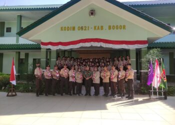 Kodim 0621 dan Kwarcab Kabupaten Bogor adakan Pembinaan Saka Wirakartika