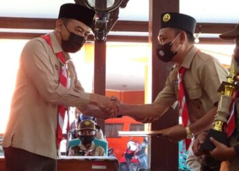 Pj. Bupati Lepas Kontingen Kwarcab Jepara pada Kegiatan Persari Kwarda Jateng 2022