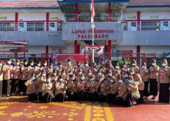 Lapas Perempuan Palembang Selenggarakan Pelatihan Kepramukaan