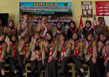 Usai Dilantik Pramuka MAN Pinrang Sulawesi Selatan Langsung Rapat Kerja