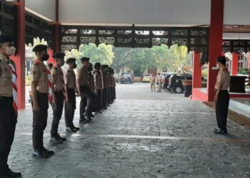 Pj. Bupati Jepara Lepas Kontingen pada Perkemahan Wirakarya Daerah X Tahun 2022