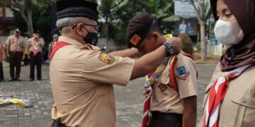 Kontingen Ranting Cileungsi Laksanakan Pelepasan Peserta Jambore Cabang