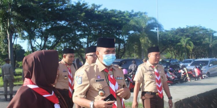 Foto – Pembukaan Jambore Cabang Kabupaten Sumbawa Barat 2022
