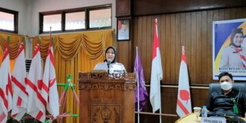 Inilah Arahan Kak Rezita selaku Ka Mabicab pada Pembukaan Muscab X Gerakan Pramuka Indragiri Hulu