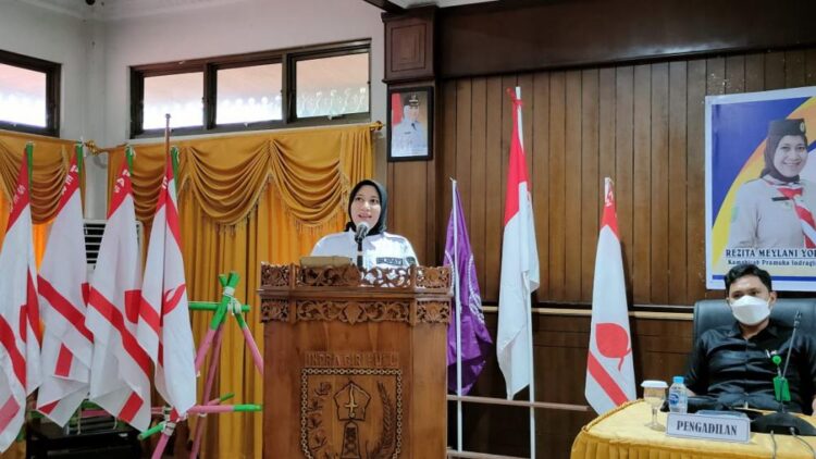 Inilah Arahan Kak Rezita selaku Ka Mabicab pada Pembukaan Muscab X Gerakan Pramuka Indragiri Hulu