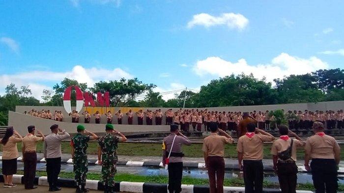 Ratusan Pramuka Merauke Mengikuti “Kemah Kebangsaan” di Perbatasan RI – Papua Nugini