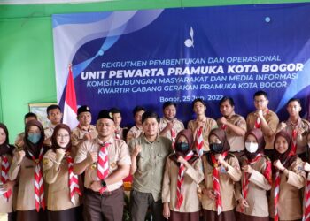 Kwarcab Kota Bogor Melakukan Rekrutmen Pewarta Pramuka