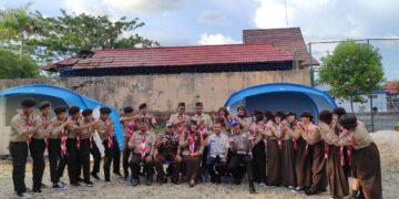 Kontingen Jamnas XI 2022 Kwarcab Barito Utara Ikuti Training Center