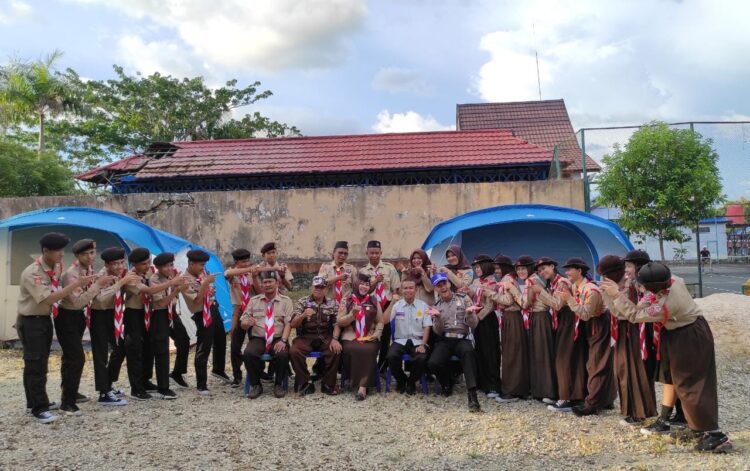 Kontingen Jamnas XI 2022 Kwarcab Barito Utara Ikuti Training Center