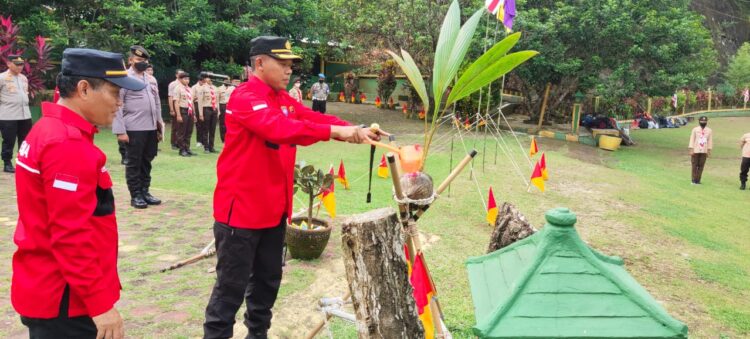 Kapolres Cilegon Membuka Acara Diklatsar Saka Bhayangkara Polres Cilegon Angkatan ke-34