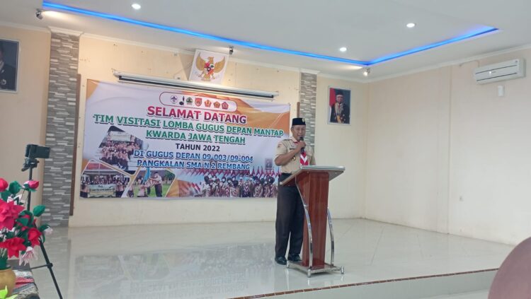 Lomba Gudep Mantap : 3 Pangkalan Di Kwarcab Rembang Di Datangi Tim Visitasi Kwarda Jawa Tengah