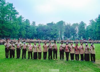Jambore Ranting Digelar Kwarran Sukaraja Kabupaten Bogor