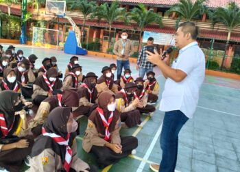 Gudep 03.083-03.084 Indramayu Gelar Pelantikan Pramuka Penegak Bantara dan Sosialisasi Gerakan Jumat Berkah