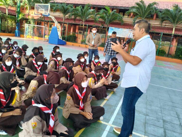 Gudep 03.083-03.084 Indramayu Gelar Pelantikan Pramuka Penegak Bantara dan Sosialisasi Gerakan Jumat Berkah