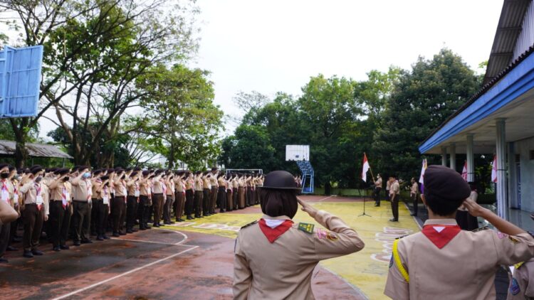 Gudep 07.111-07.112 SMAN 7 Kota Semarang Gelar Orientasi Kepramukaan untuk Siswa Baru