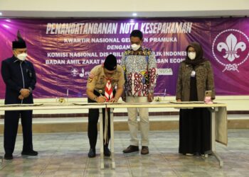 Kwarnas Teken Nota Kesepahaman dengan Baznas, Yayasan Econusa, dan Komnas Disabilitas