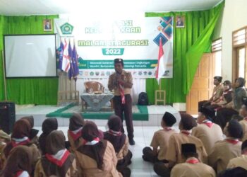 MAN 3 Bogor Kwarran Jonggol Adakan Orientasi Kepramukaan