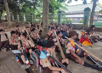 Kontingen Jamnas XI 2022 Kota Bogor Berlatih dengan Cara Jelajah Kota