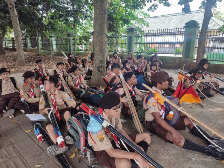 Kontingen Jamnas XI 2022 Kota Bogor Berlatih dengan Cara Jelajah Kota