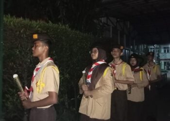 Awal Tahun Ajaran Baru, SMA Negeri 4 Cibinong Kabupaten Bogor Adakan Kemah Blok