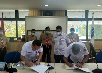 Bantu Pelayanan Kependudukan, Kwarcab dan Sudin Dukcapil Jakarta Pusat Teken Perjanjian Kerjasama