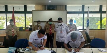 Bantu Pelayanan Kependudukan, Kwarcab dan Sudin Dukcapil Jakarta Pusat Teken Perjanjian Kerjasama