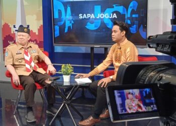 Live Talkshow di TVRI Yogyakarta, Waka Binamuda Kwarda DIY Ulas Pembinaan Generasi Milenial Melalui Gerakan Pramuka