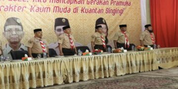 Pramuka Kuantan Singingi Selenggarakan Muscab, Ini Harapan Plt.Bupati