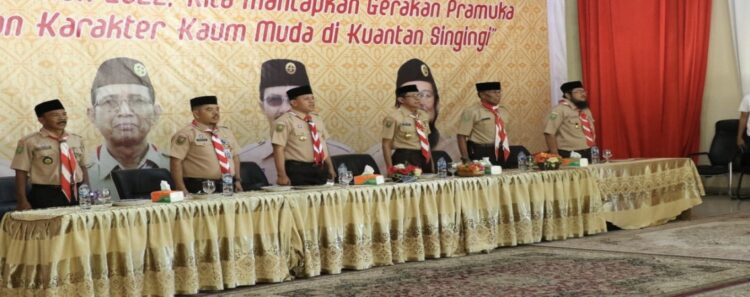 Pramuka Kuantan Singingi Selenggarakan Muscab, Ini Harapan Plt.Bupati