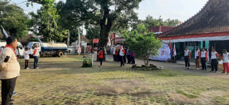 Ketua Kwarcab Jepara Kak Hesti Nugroho Pimpin Pencanangan Bulan Bakti Pramuka Tahun 2022