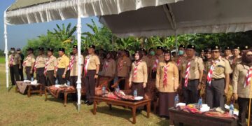 Kwartir Cabang Jepara Selenggarakan Upacara Peringatan Hari Pramuka Ke-61 Tahun 2022