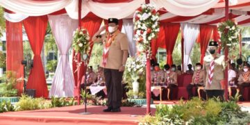 Kwarda Kalimantan Tengah Gelar Apel Besar Hari Pramuka ke-61