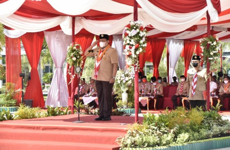 Kwarda Kalimantan Tengah Gelar Apel Besar Hari Pramuka ke-61
