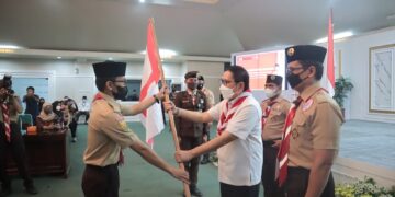 Inilah Pesan Aspem Kepada Pimpinan Kontingen Jamnas Kwarcab Kabupaten Bogor