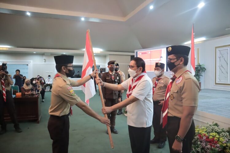 Inilah Pesan Aspem Kepada Pimpinan Kontingen Jamnas Kwarcab Kabupaten Bogor