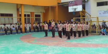 Pengenalan Ekskul Pramuka Pada Siswa Baru SMK Amal Mulia Klapanungga