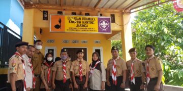 Kwarran Jasinga Kabupaten Bogor Lepas Peserta didiknya ikuti Jamnas XI