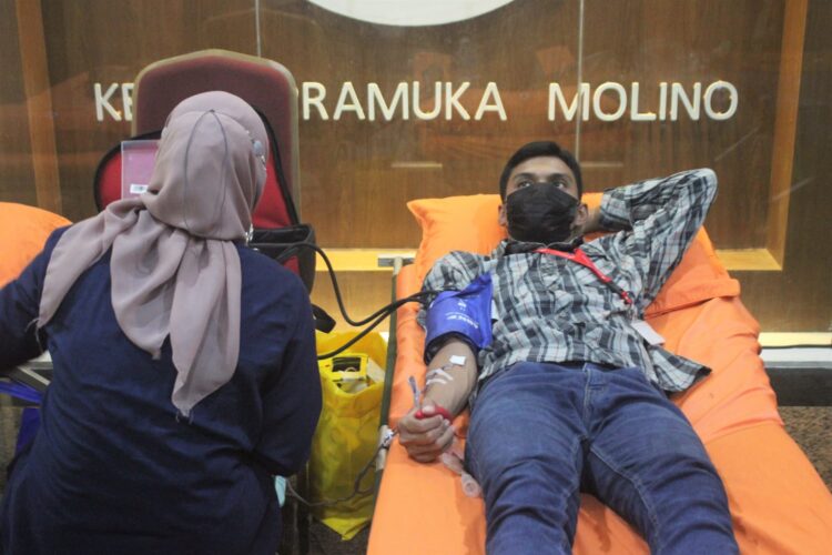 Donor Darah di Auditorium Kwarnas, Rangkaian Kegiatan Bulan Bakti Pramuka 2022