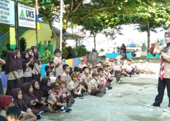 Pramuka Siaga SDN Sukamanah 01 Kwarran Megamendung Antusias Latihan Pramuka