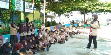 Pramuka Siaga SDN Sukamanah 01 Kwarran Megamendung Antusias Latihan Pramuka