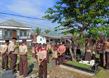 Jelang Hari Pramuka ke-61 Kwarran Kemang Adakan Ziarah Ke Makam Tokoh Pramuka Kabupaten Bogor