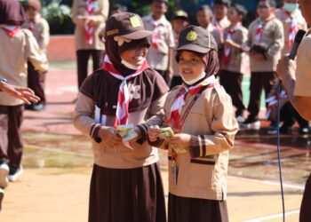 Pramuka Siaga SDN Ciawi 01 Antusias Ikuti Pesta Siaga Kwartir Ranting Ciawi