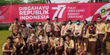 DKR Bojong Gede Ikuti Upacara HUT RI Ke-77