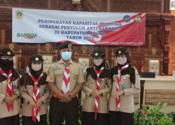 Ciptakan Wilayah Anti Narkoba, Kwarran Megamendung Ikuti Inisiasi Pembentukan Saka Anti Narkoba