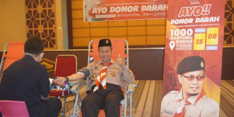 Gubri akan Serahkan 1000 Kantong Darah pada Upacara Peringatan Hari Pramuka ke-61