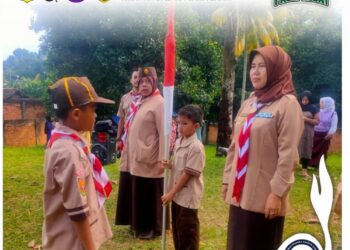 Perkemahan Bermain sambil belajar Jadi Tema Persari SDN Pasir Angin 03 Kwarran Megamendung