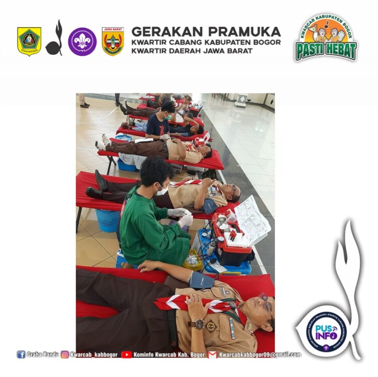 Kwarran Rumpin Menggelar Aksi Donor Darah Spesial Hari Pramuka