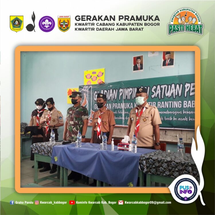 Adakan Dianpinsat, Sekran Babakan Madang Harapkan Penegak Yang Mandiri dan Berkarakter