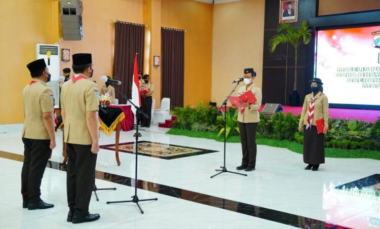 Jajaran Mabi dan Pinsaka Bhayangkara DIY Dilantik oleh Kak GKR Mangkubumi